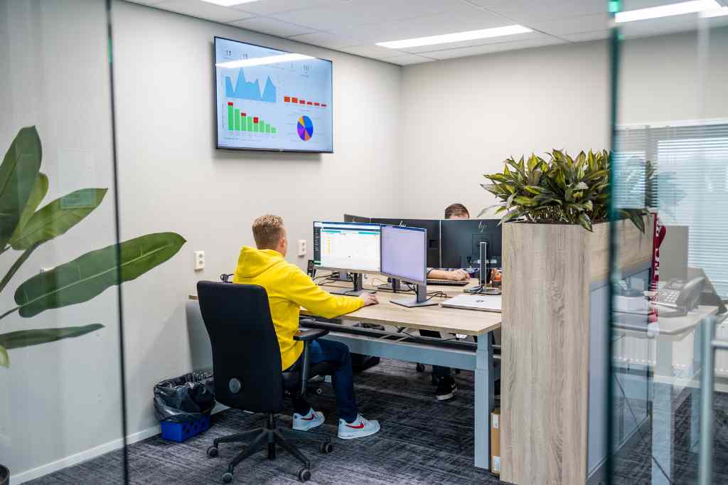 Werken met zakelijk glasvezel