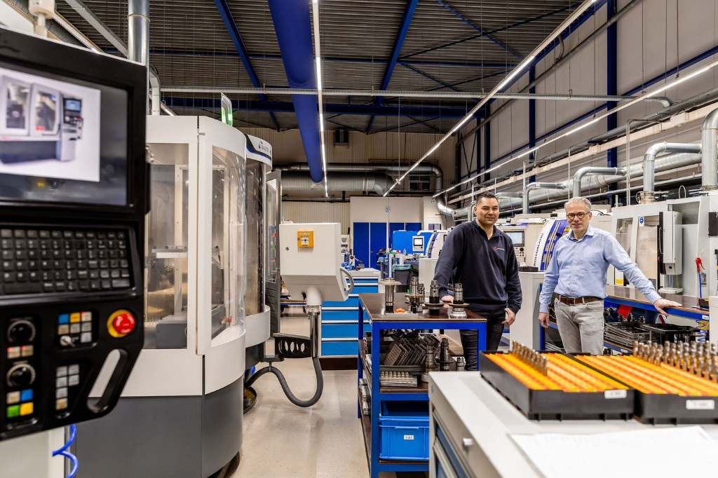 In de werkplaats bij Slijptechniek Enter