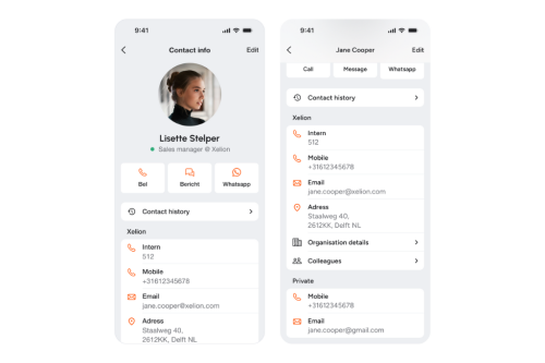 Presentielijst VoIP telefonie