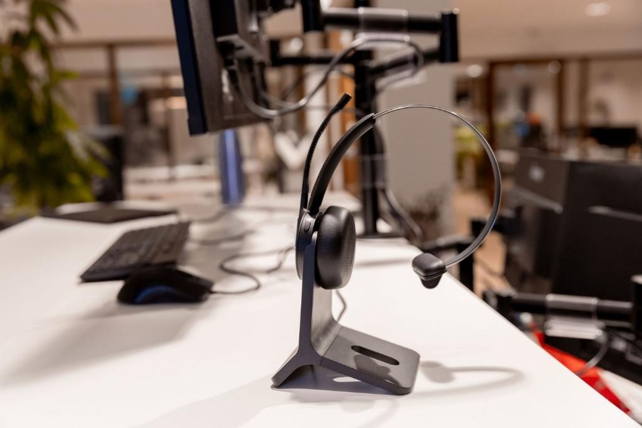 Bellen via headset met VoIP telefonie