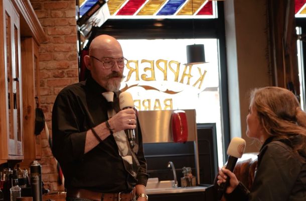 Klanten in het centrum van Rijssen